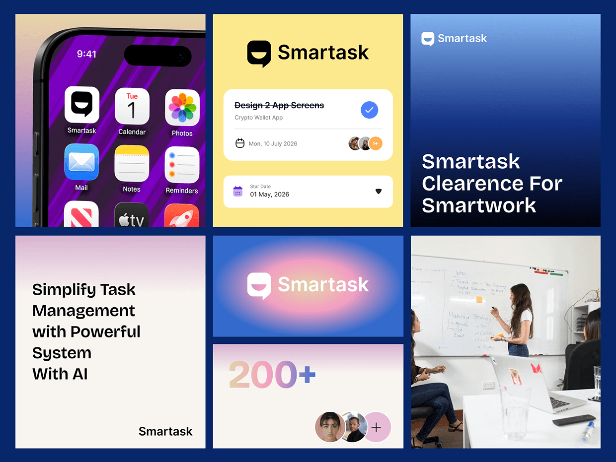 Smartask – Task Management Dashboard, Web, App Design Image 17