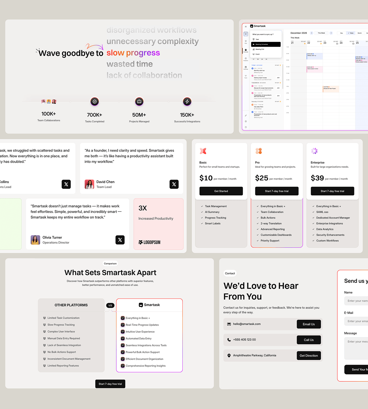 Smartask – Task Management Dashboard, Web, App Design Image 18