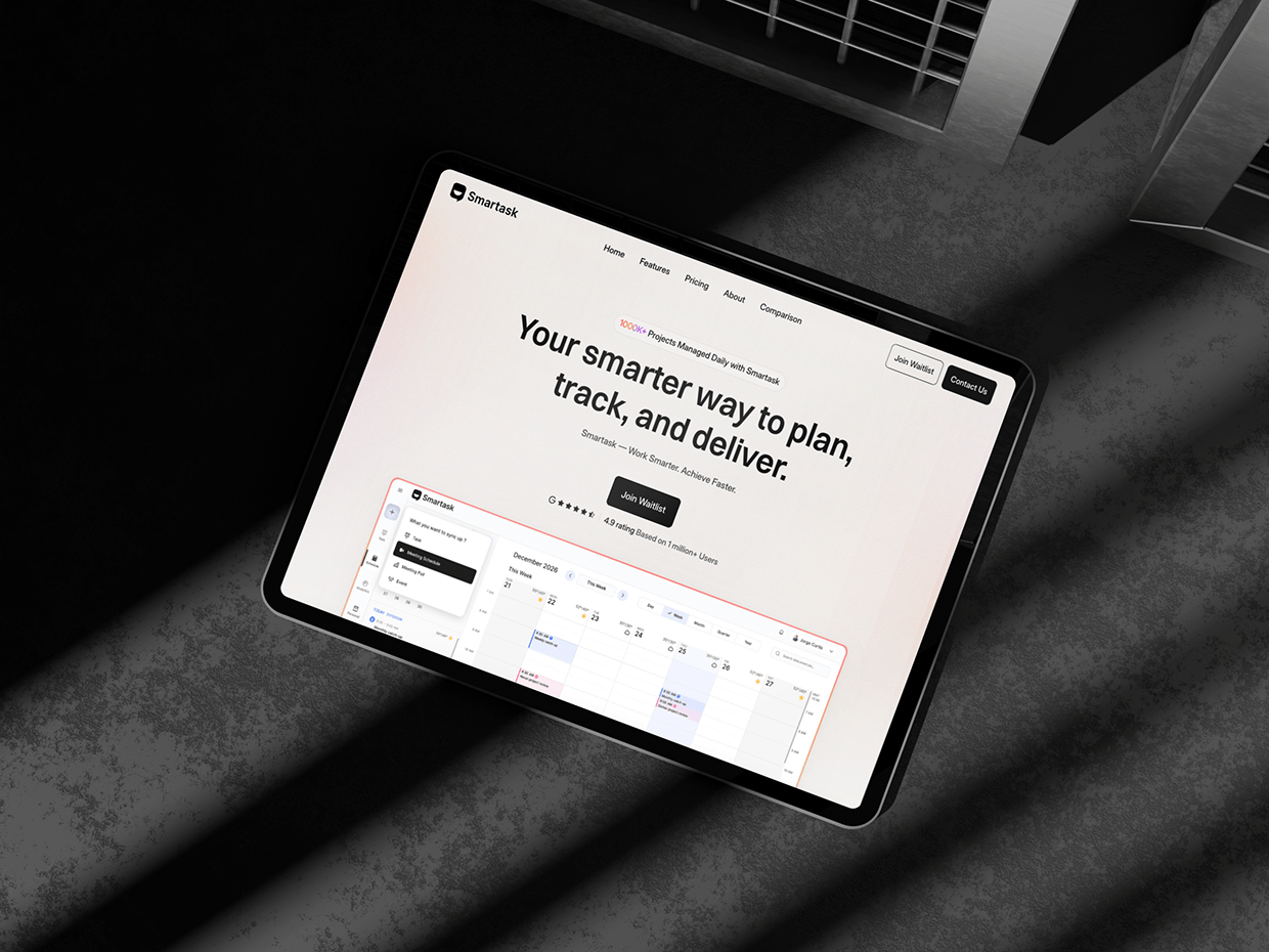 Smartask – Task Management Dashboard, Web, App Design Image 20