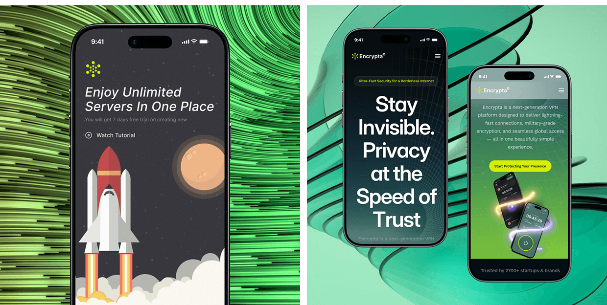 Encrypta – Cybersecurity Platform UI/UX Case Study Image 3