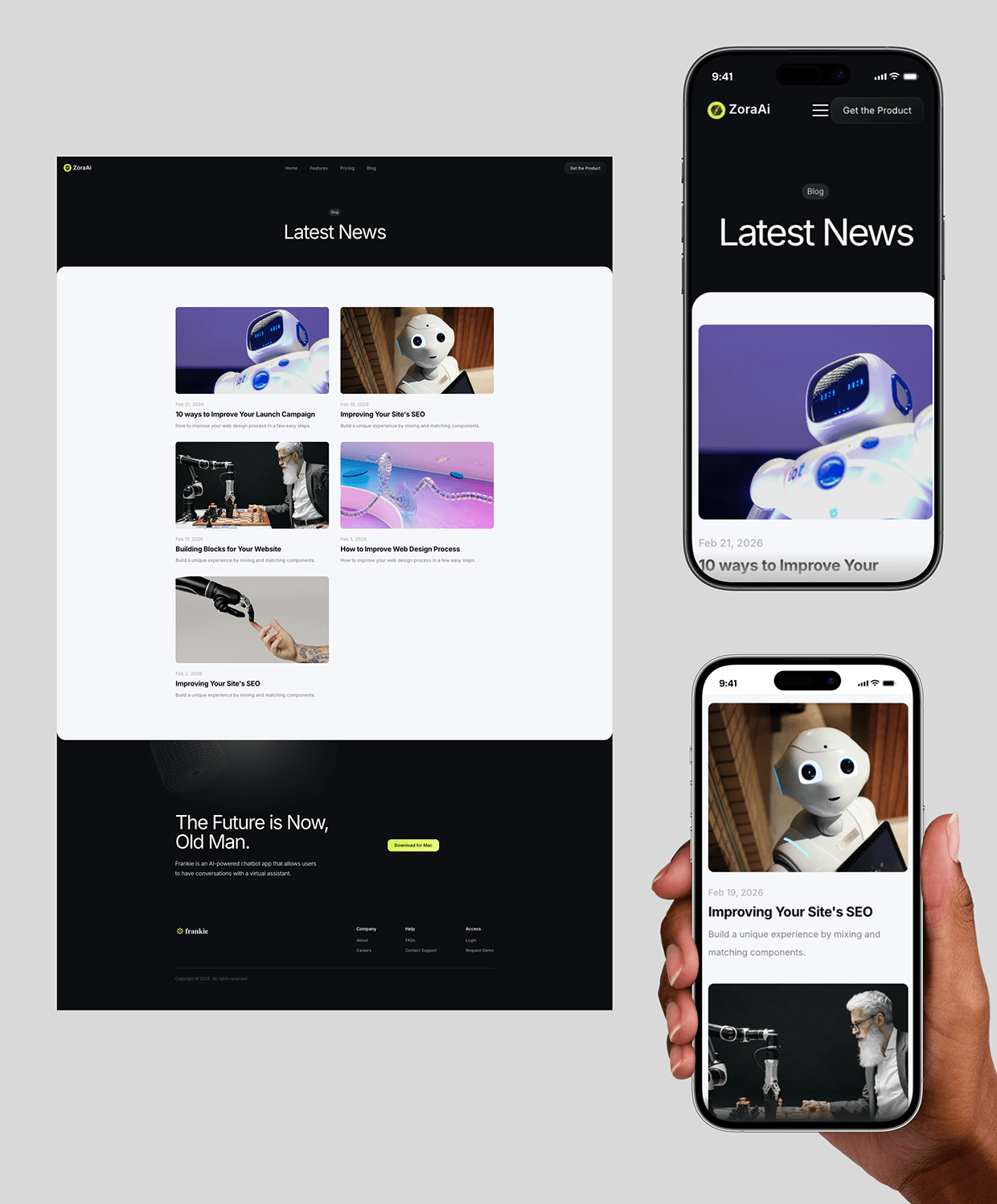ZoraAI — AI SaaS Website Design Image 8