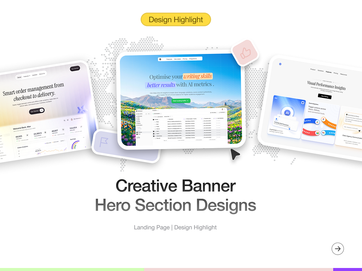 Hero Section & Banner Highlights 🚀✨ Image 0