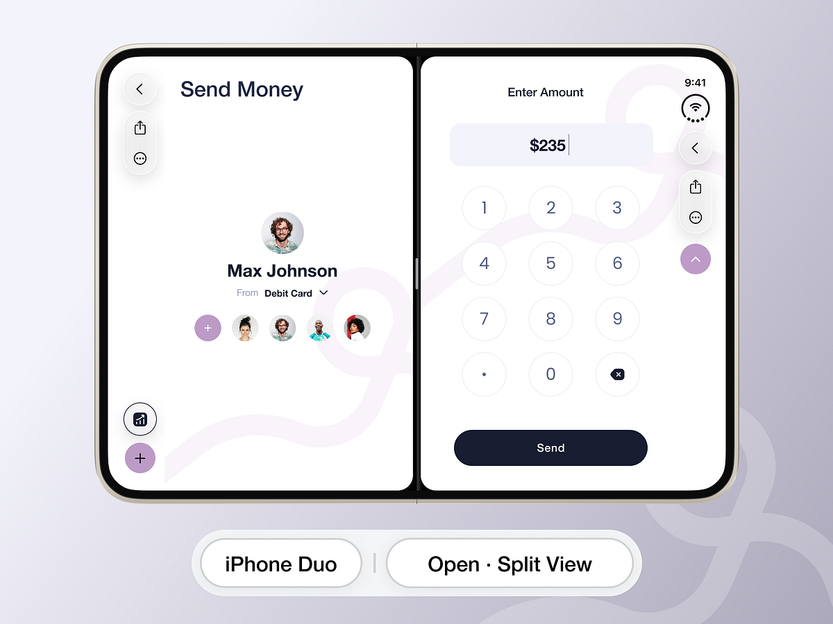 One app. Two displays. A whole new canvas. | iPhone Duo | Design Image 3
