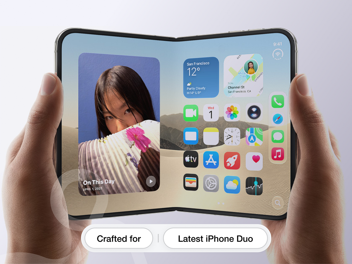 One app. Two displays. A whole new canvas. | iPhone Duo | Design Image 11