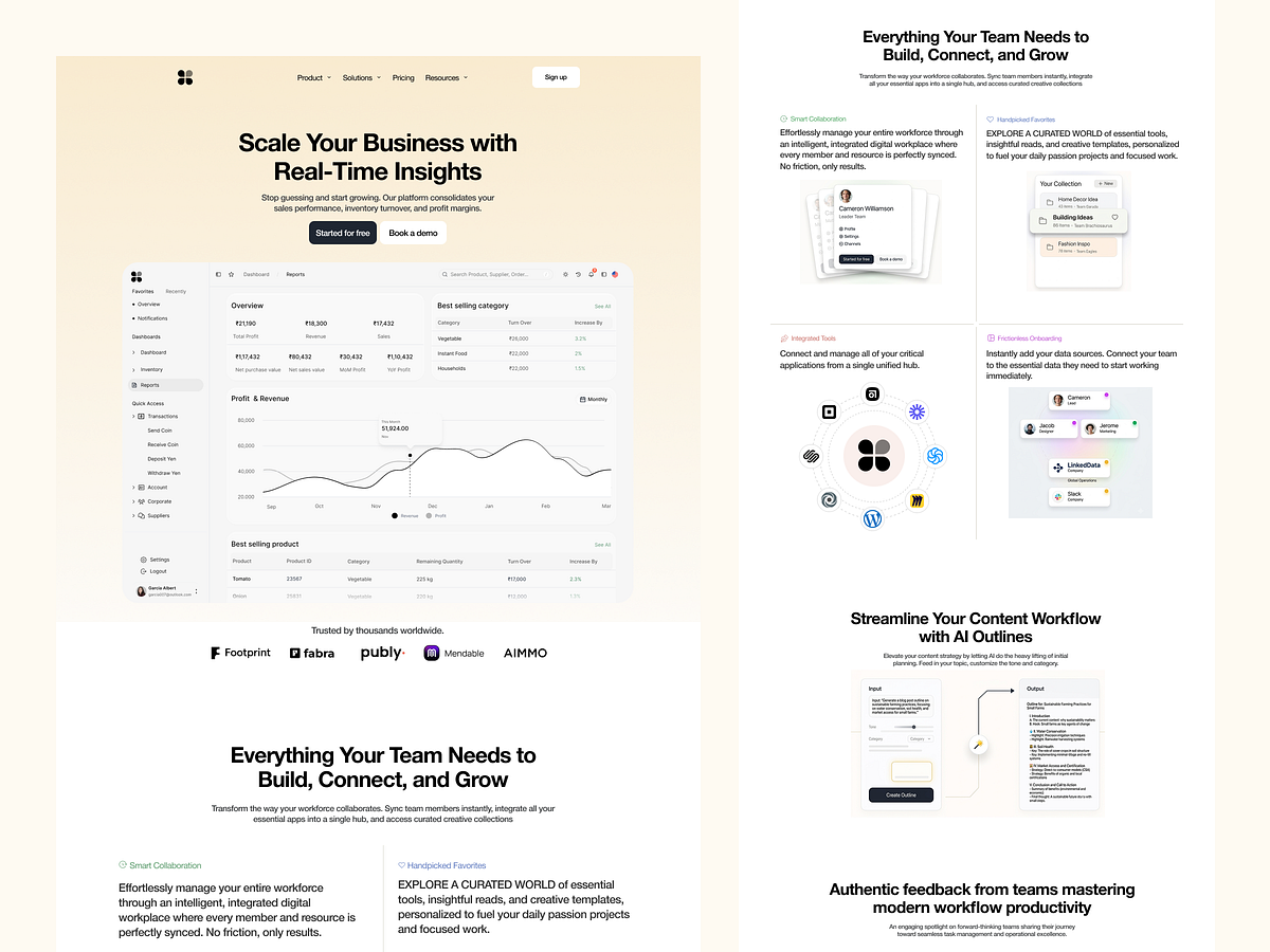 Business Analytics & Workflow Automation Platform 📈⚡ | Framer Image 0