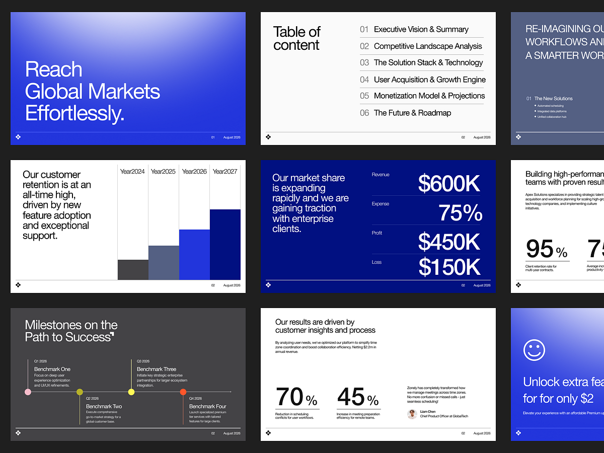 Reach Global Markets Effortlessly β SaaS Pitch Deck Design ππ Image 0
