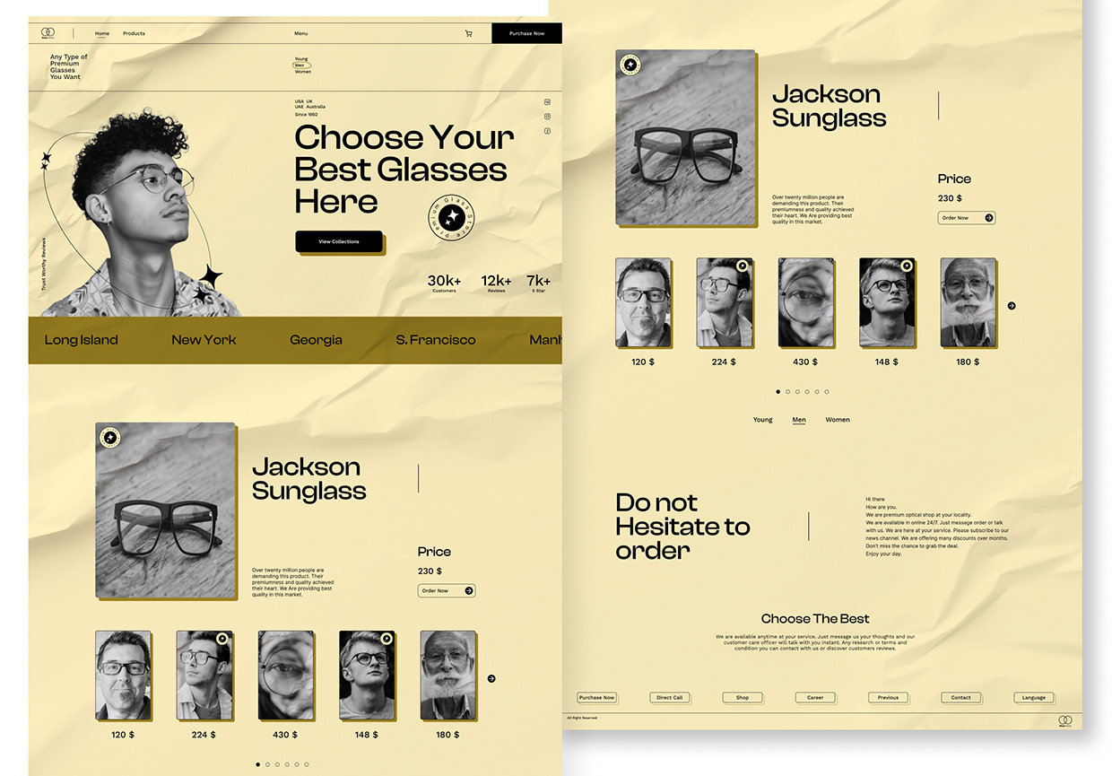 Modern Landing Page UI Image 0