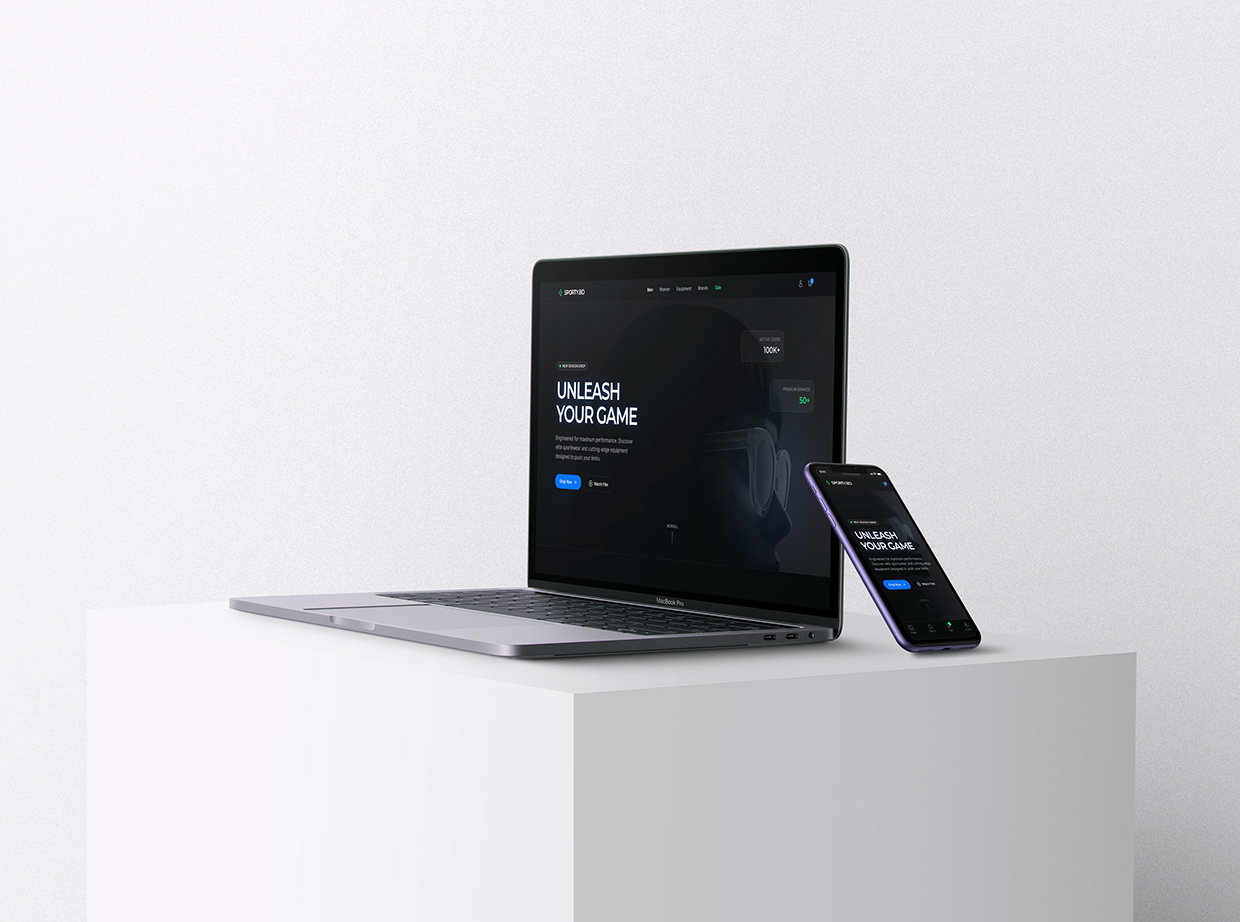Sports eCommerce UI Design Image 2