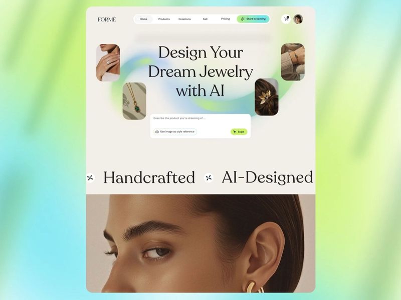 AI Shopping & Ecommerce Website | Product make to checkout flow