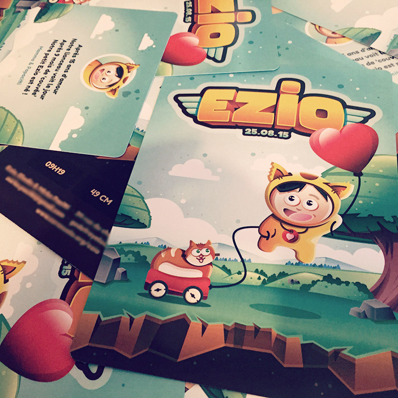 Birth Card for Ezio Image 0