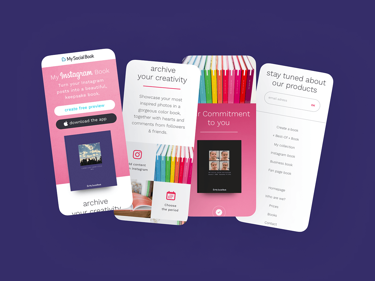 My Social Book Website Image 1