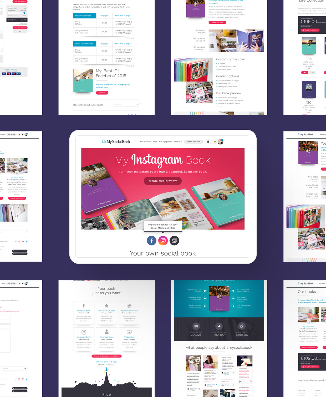 My Social Book Website Image 2