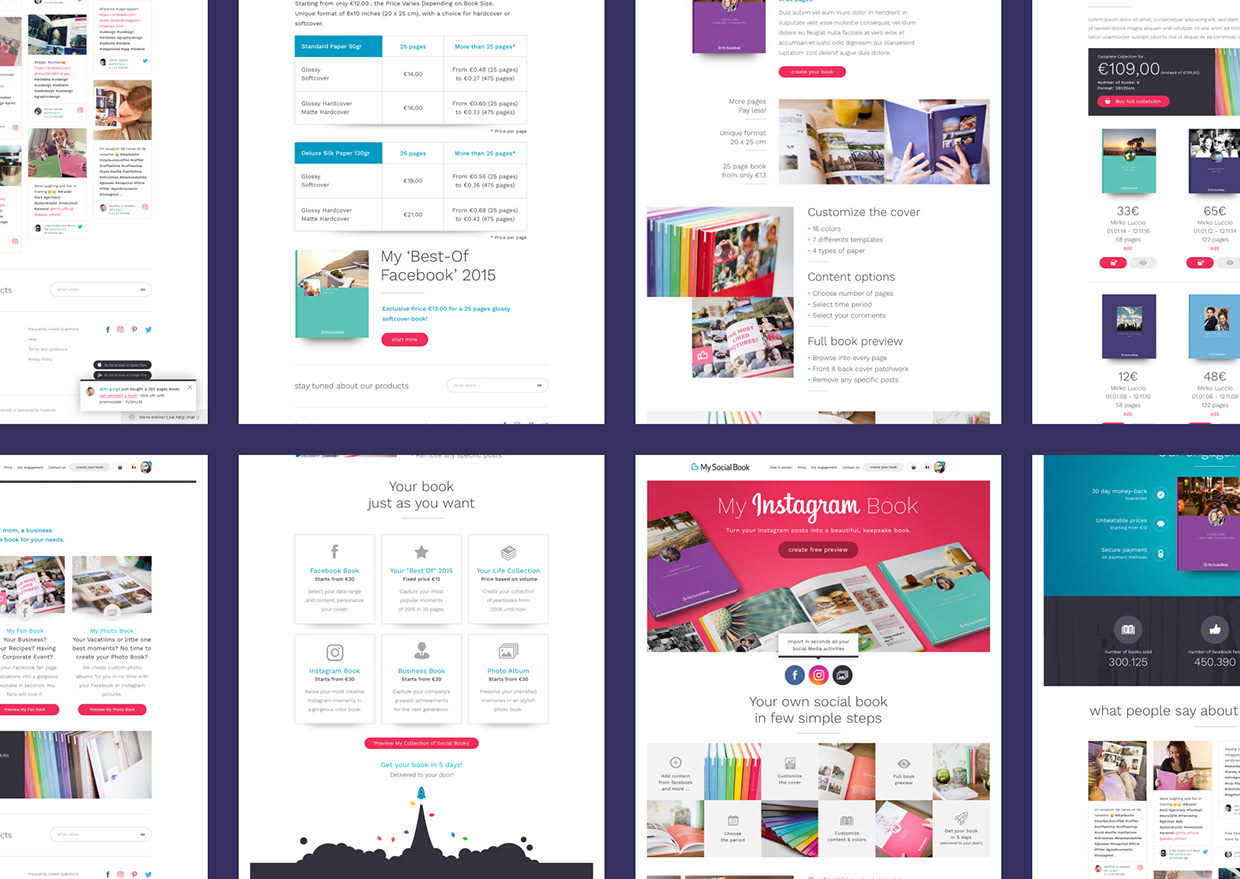 My Social Book Website Image 6