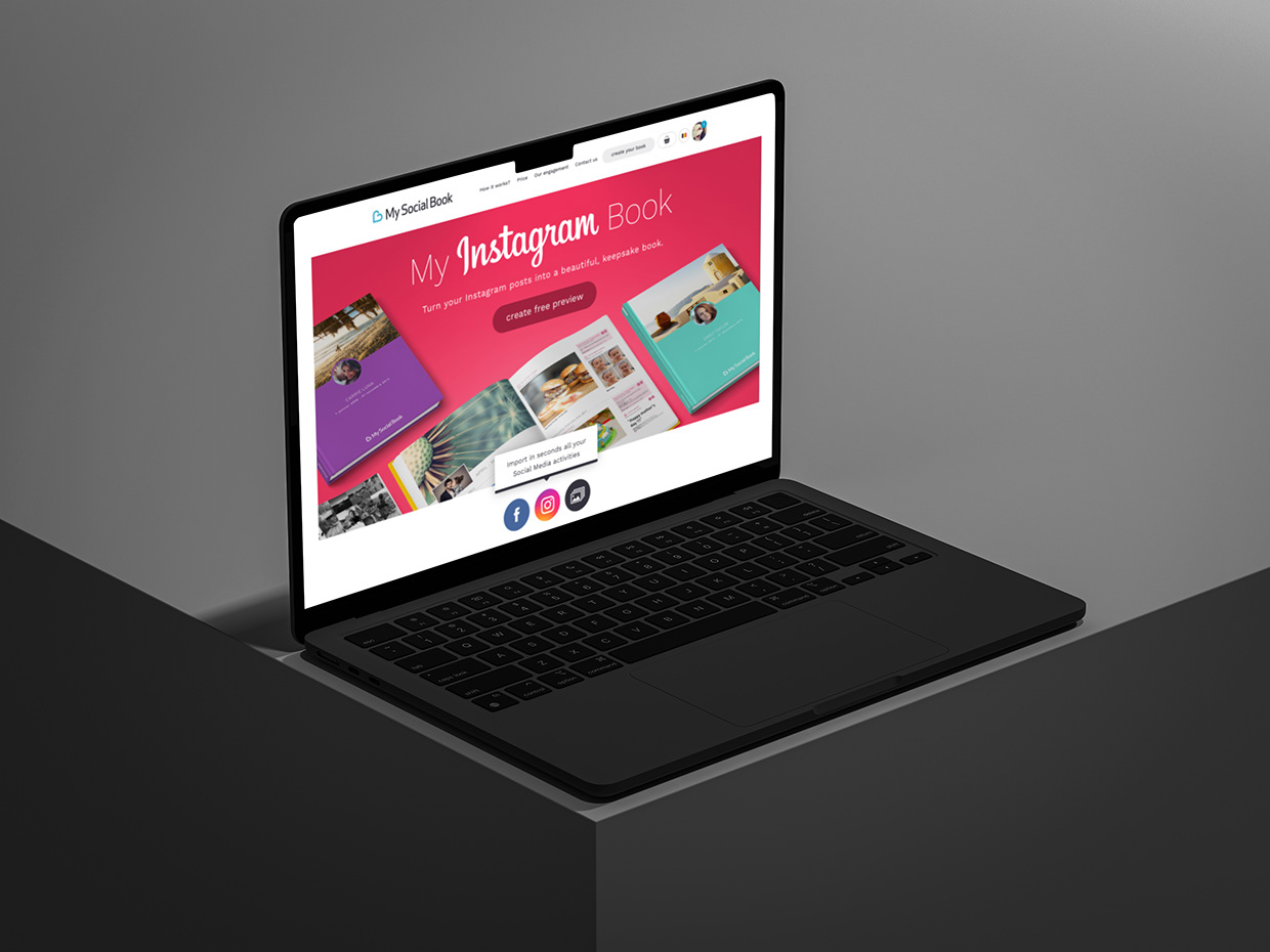 My Social Book Website Image 7