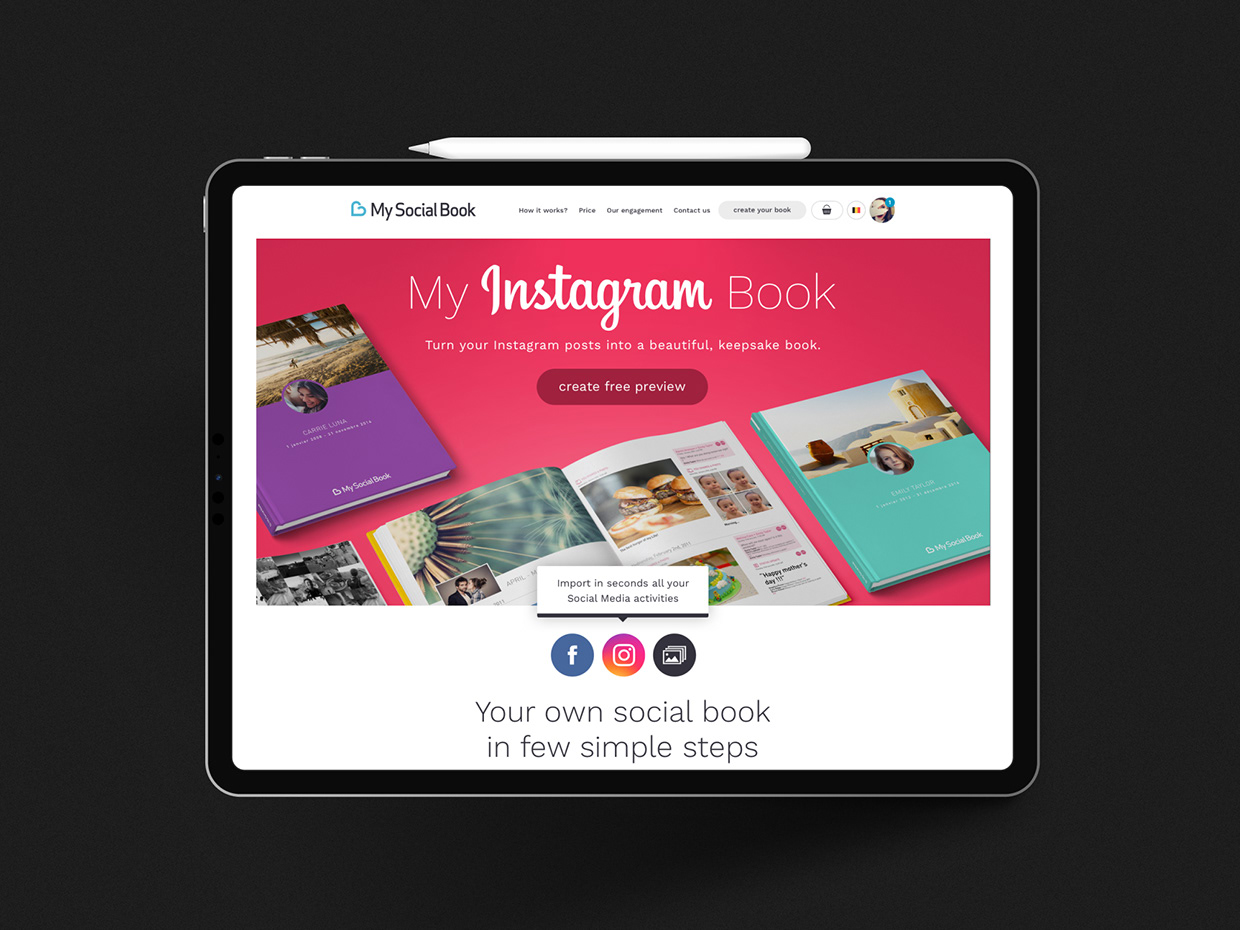 My Social Book Website Image 15