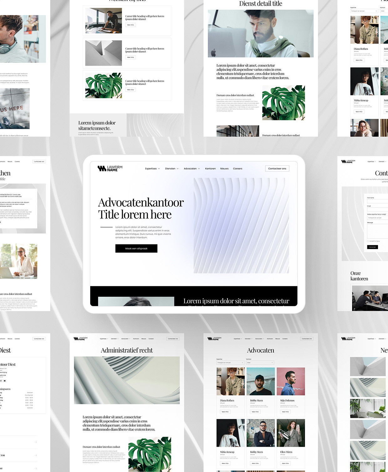 Lawfirm figma template Image 1