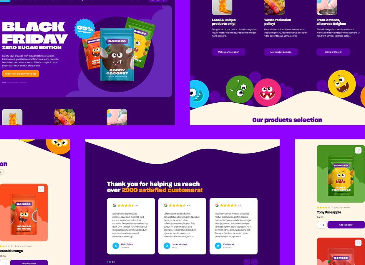 Bombec Candies website Image 10