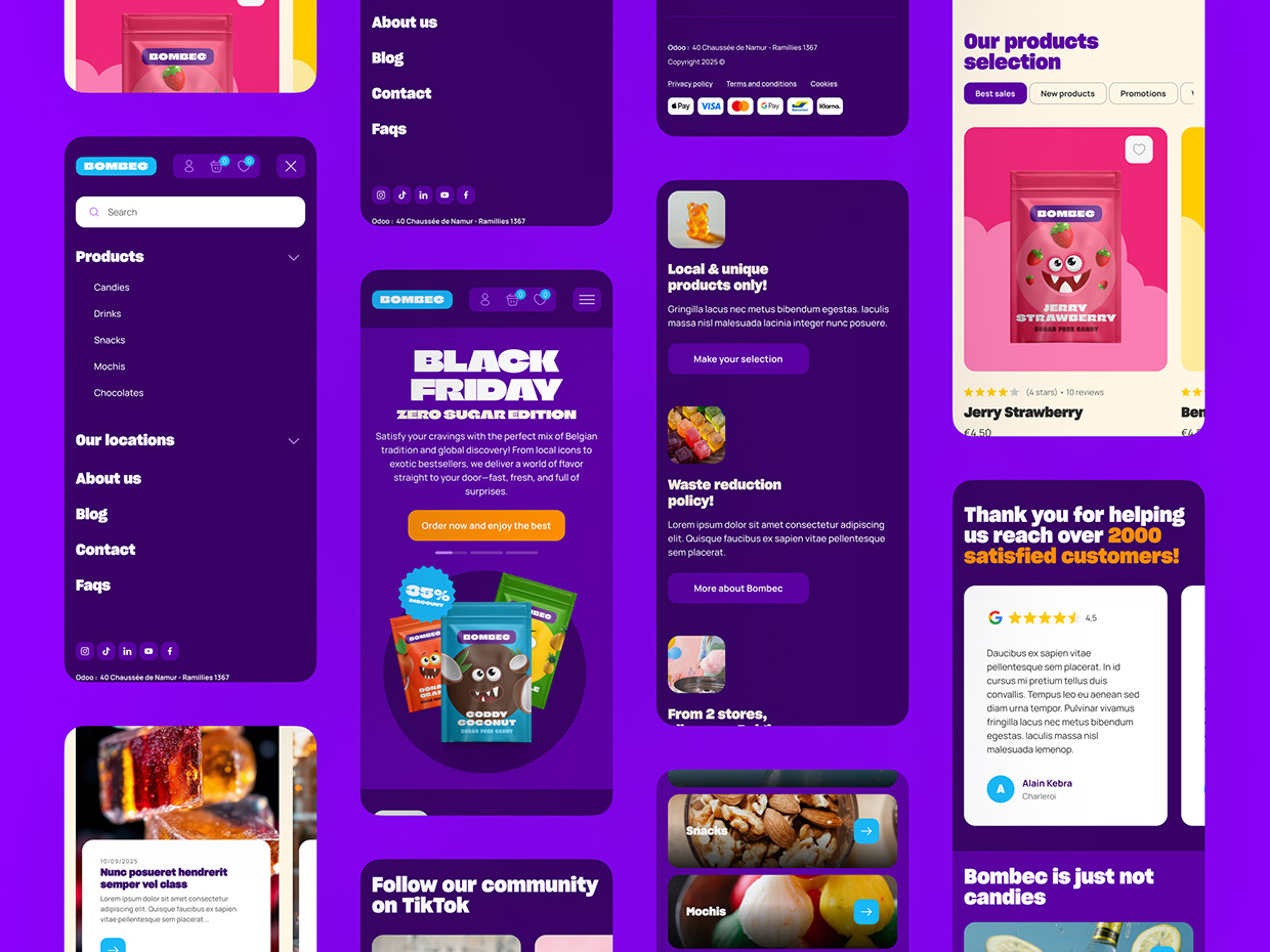 Bombec Candies website Image 12