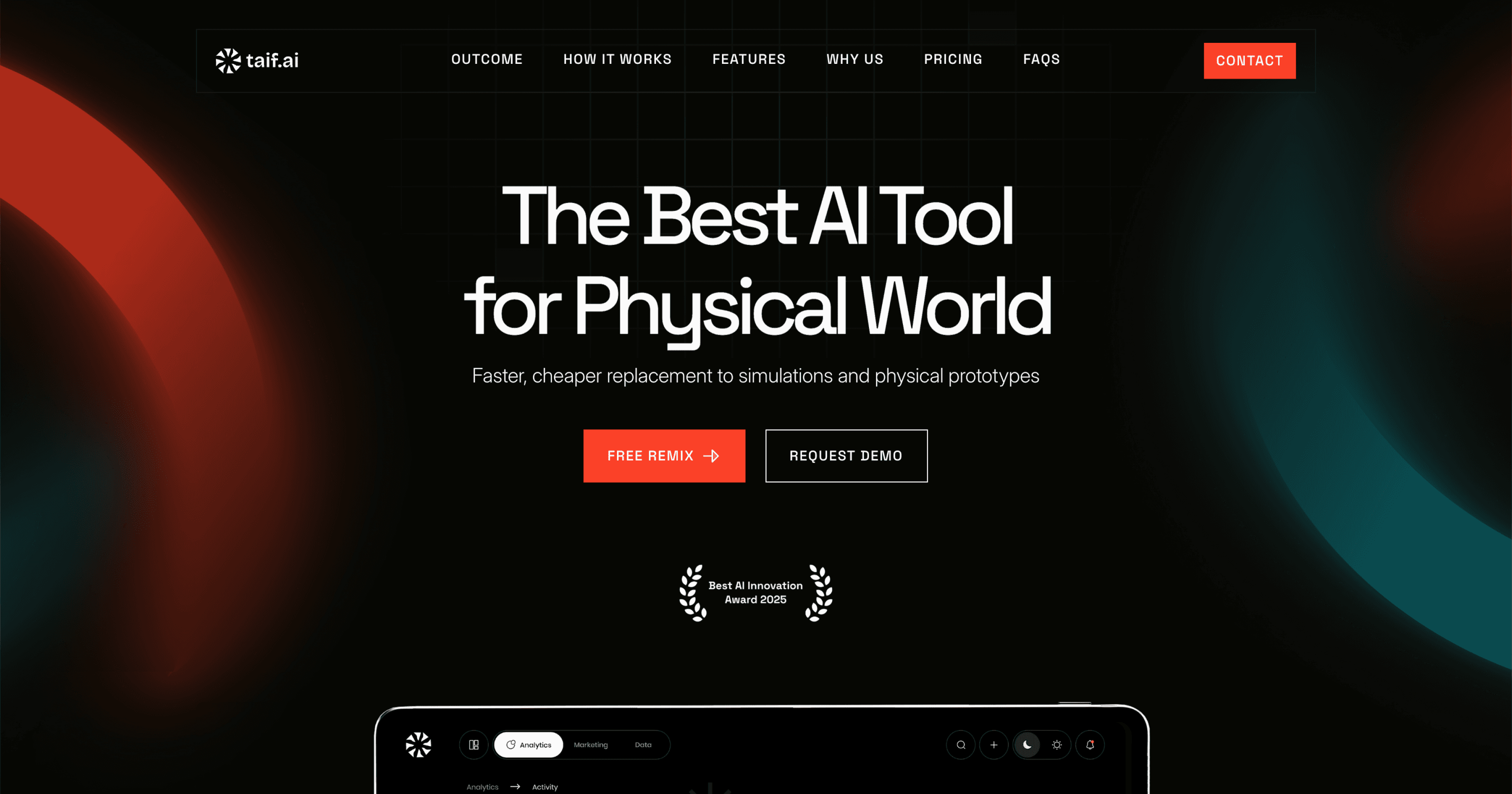 Free Framer Template for AI & SaaS Companies