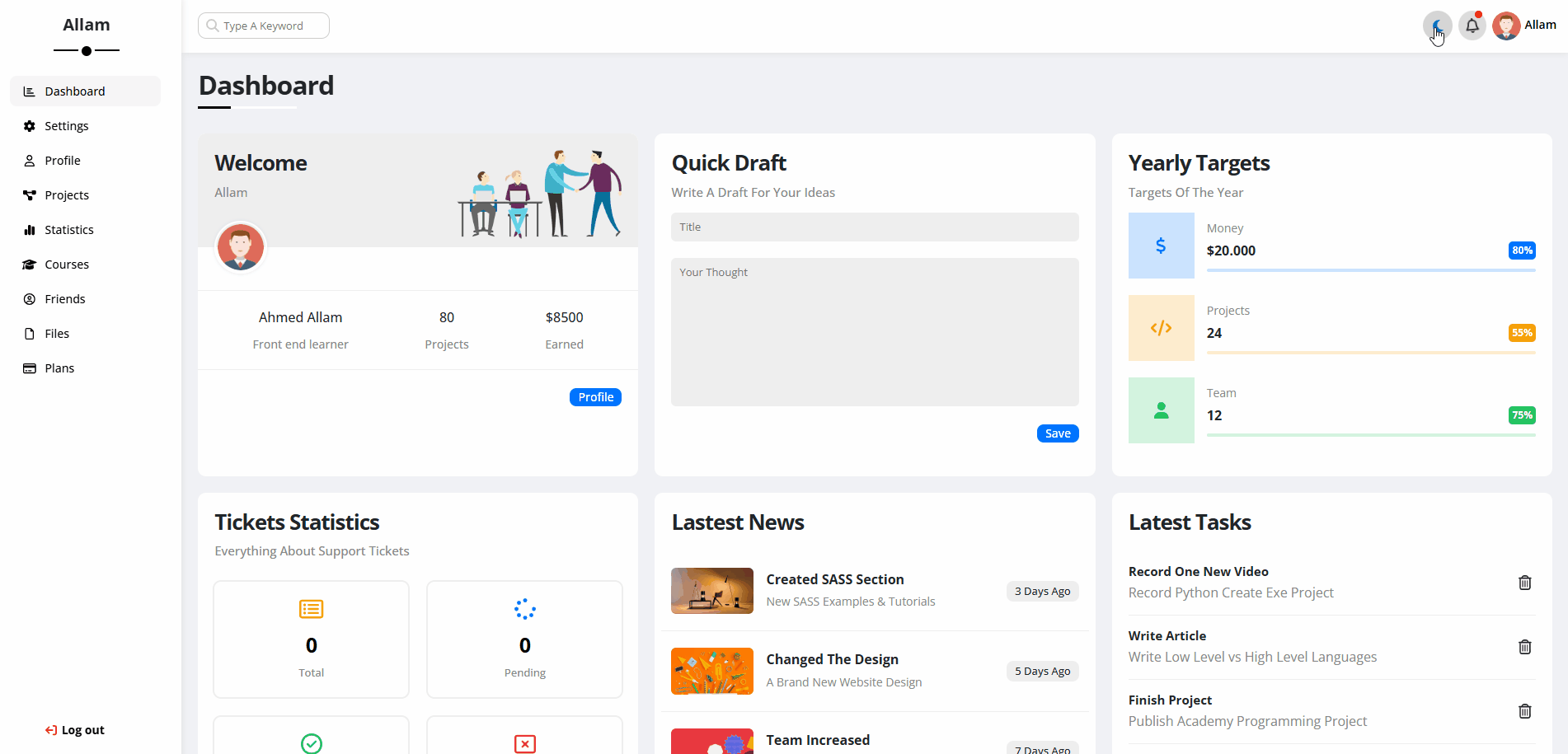 Explore the Best Dark Mode Dashboard Designs, Templates & Examples Image 28