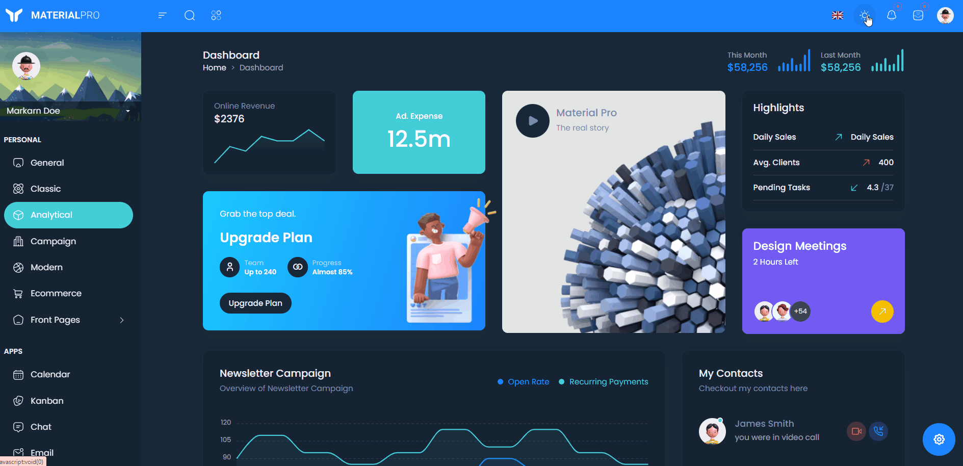 Explore the Best Dark Mode Dashboard Designs, Templates & Examples Image 31
