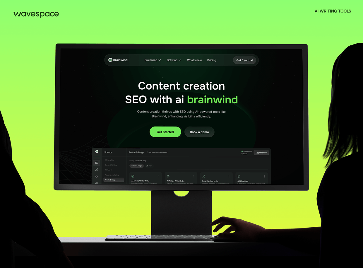 AI Content Writing - Brainwind | Audio, Brand voice