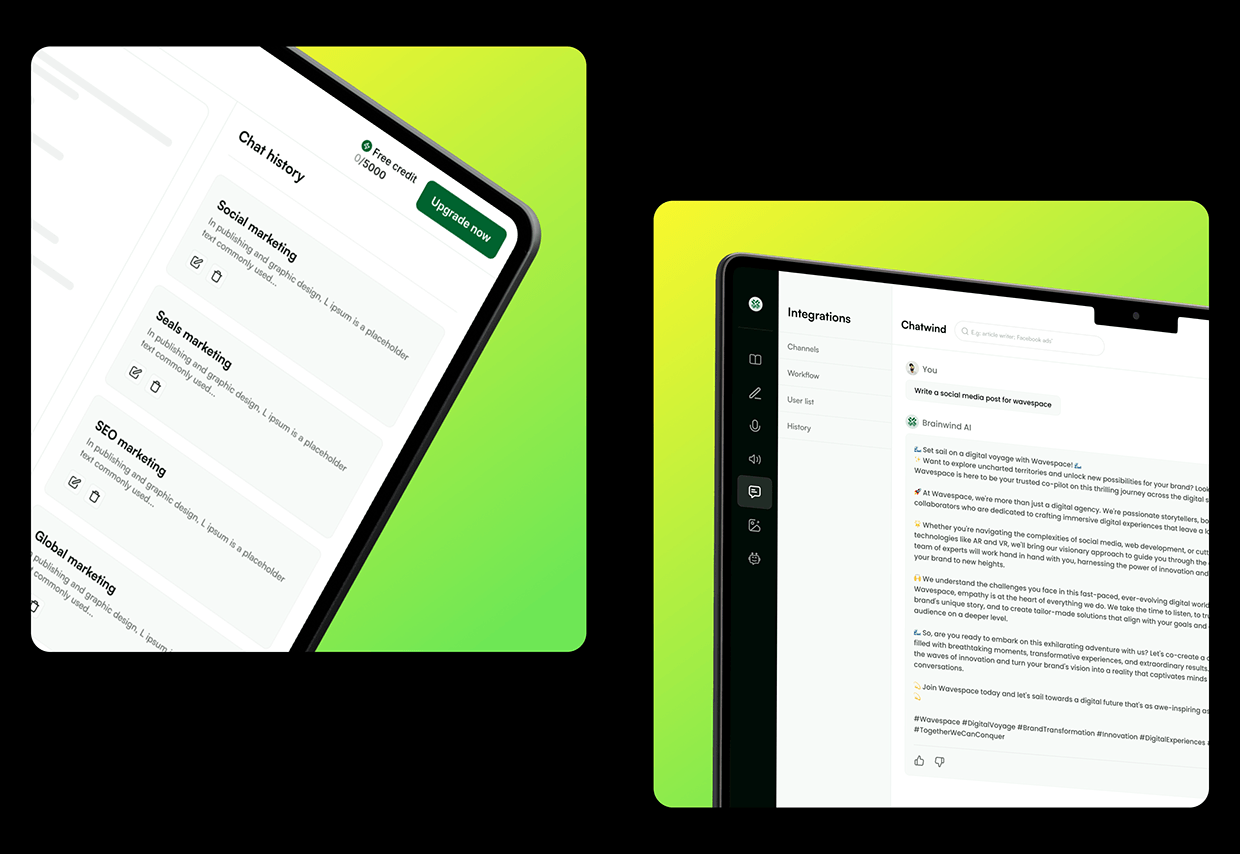 AI Content Writing - Brainwind | Audio, Brand voice Image 8