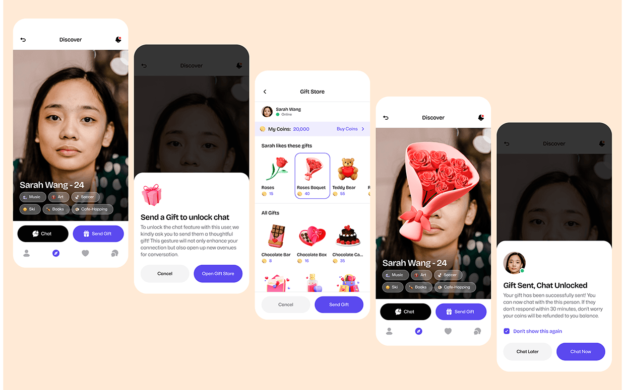 Gamified  Dating Platform (Brand & App Design) Image 11