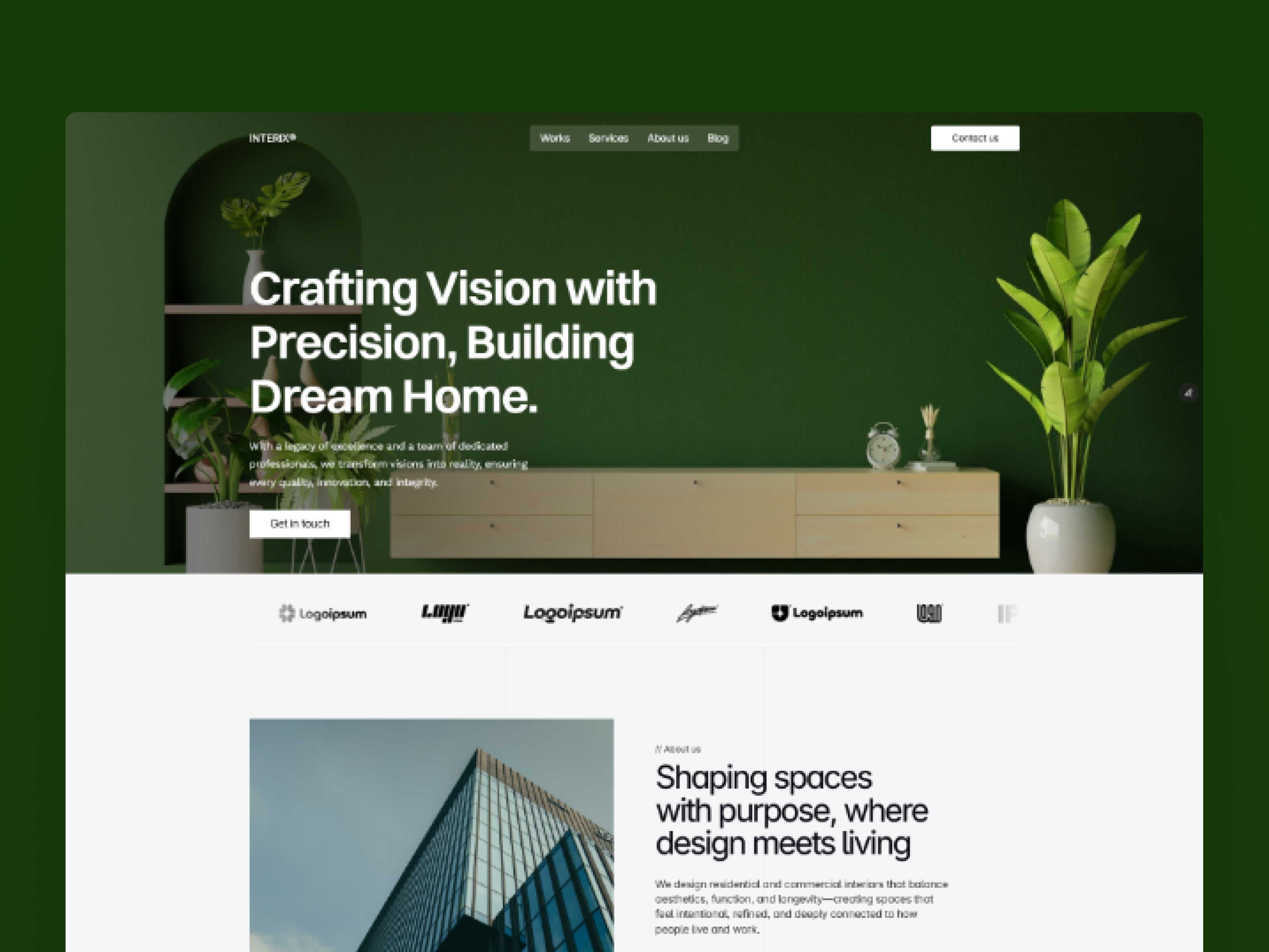 Interix — Free Website Template for Framer