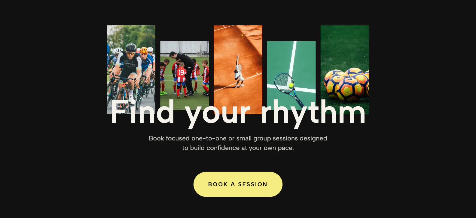 Centered Parallax Image CTA | Redesignee