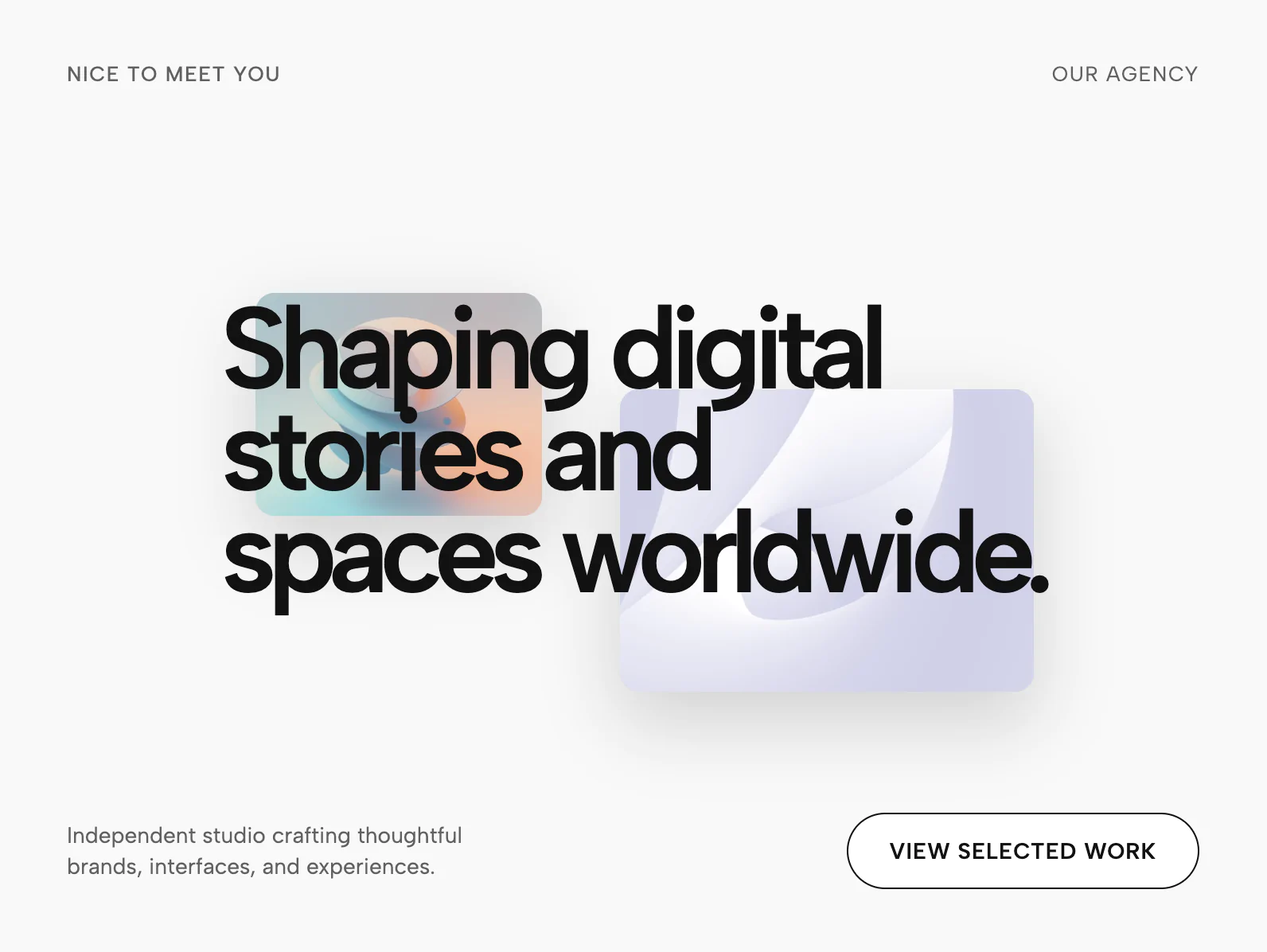 Portfolio Overlap Hero | Redesignee