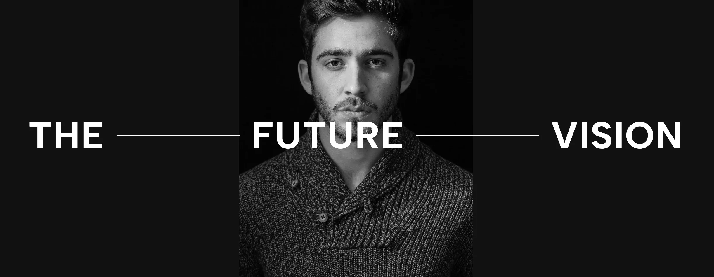 Cinematic Portrait Reveal Hero | Redesignee