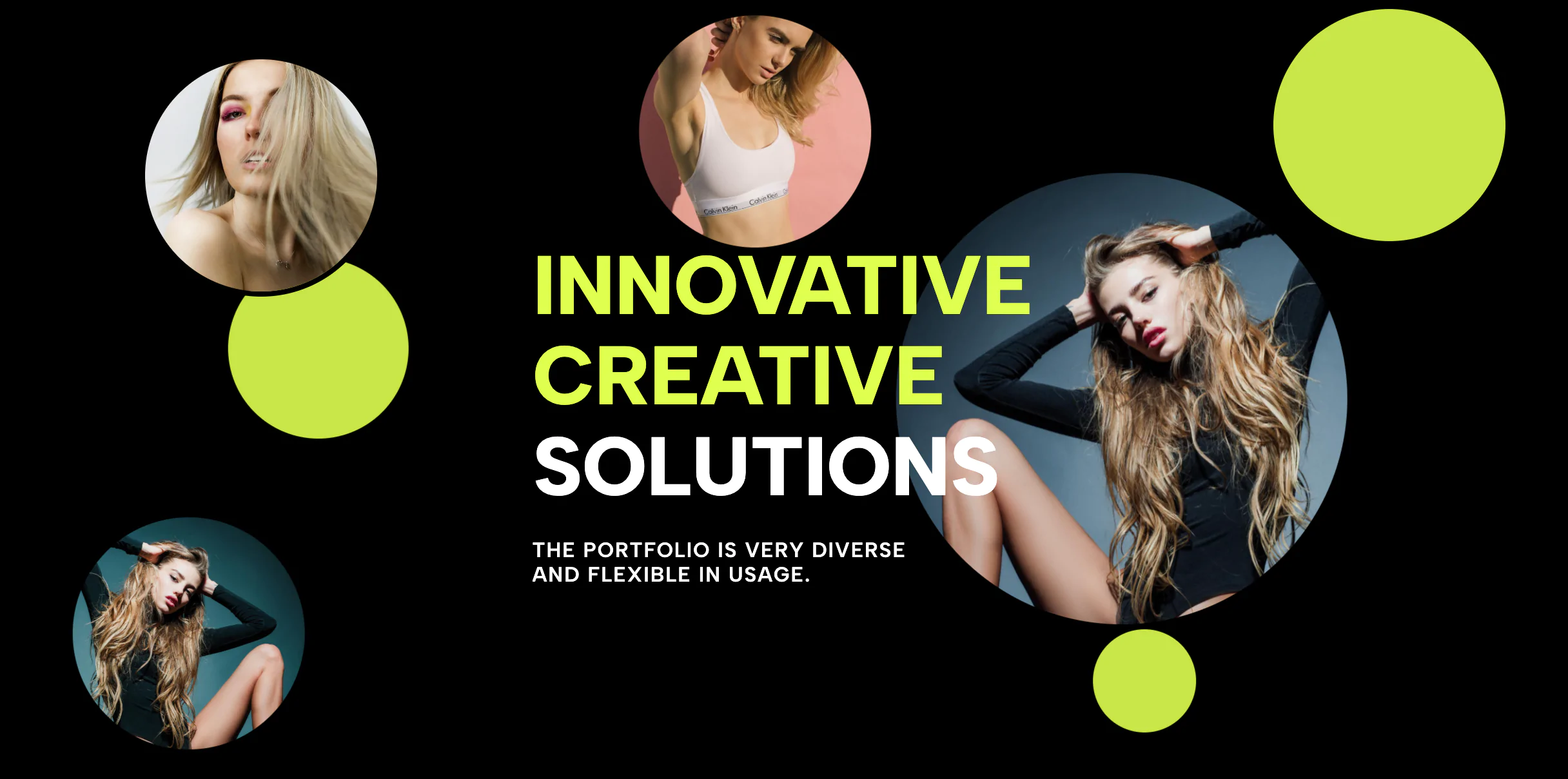 Interactive Portfolio Hero - Parallax and Floating Shapes | Redesignee