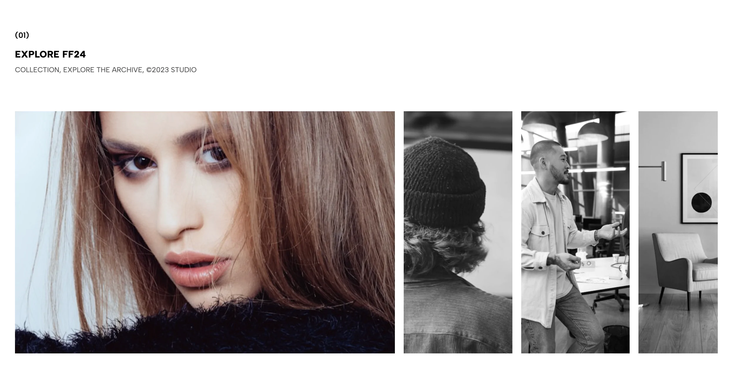 Fluid Portfolio Accordion and Interactive Showreel | Redesignee
