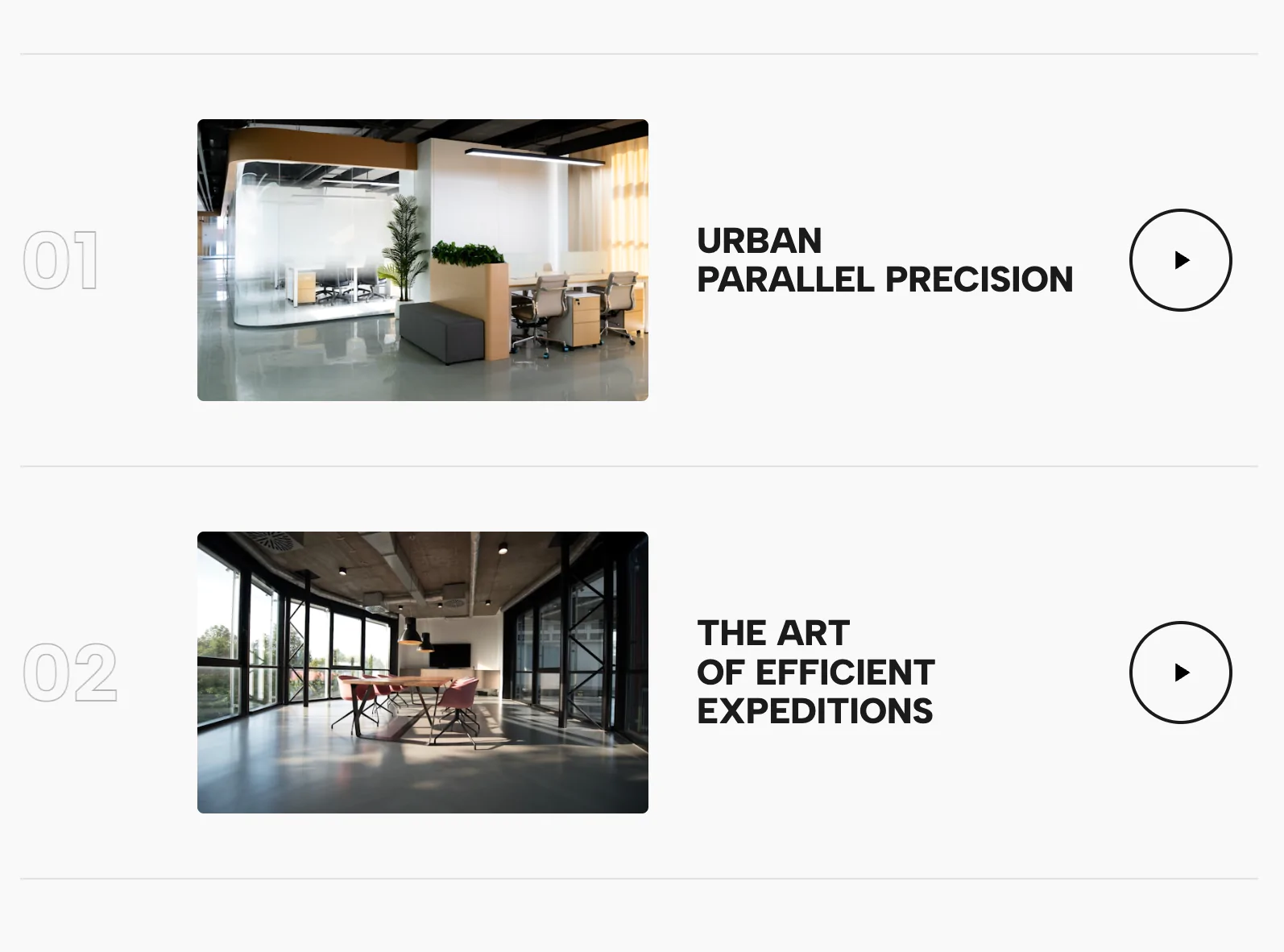 Interactive Case Study and Portfolio Video List | Redesignee