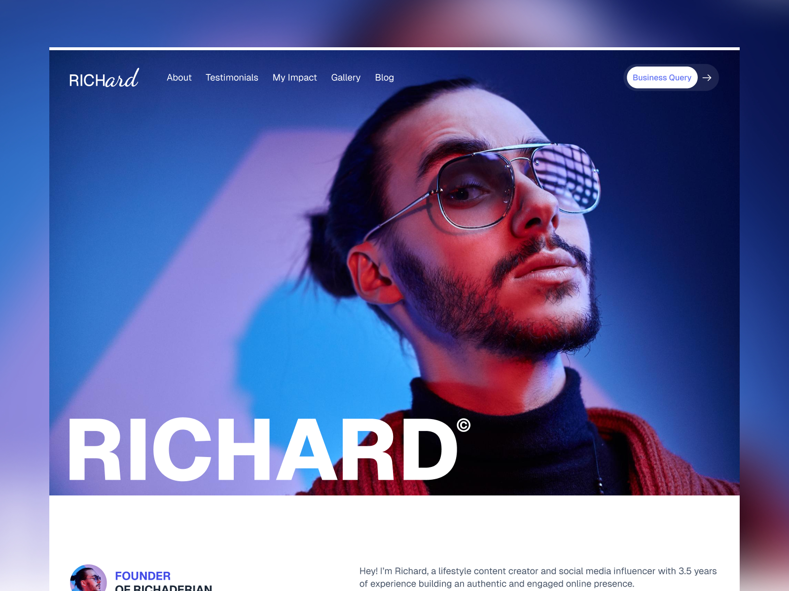ShineSpace — Social Media Influencers Website
