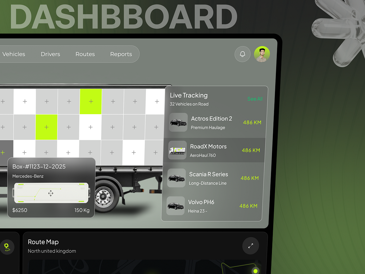FleetPulse Modern Fleet Management Dashboard Image 1