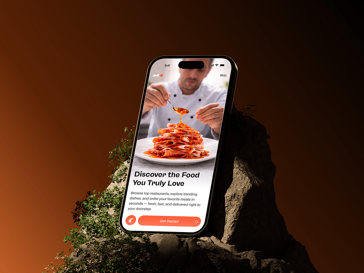 Food Delivery Mobile App UI Design Image 1
