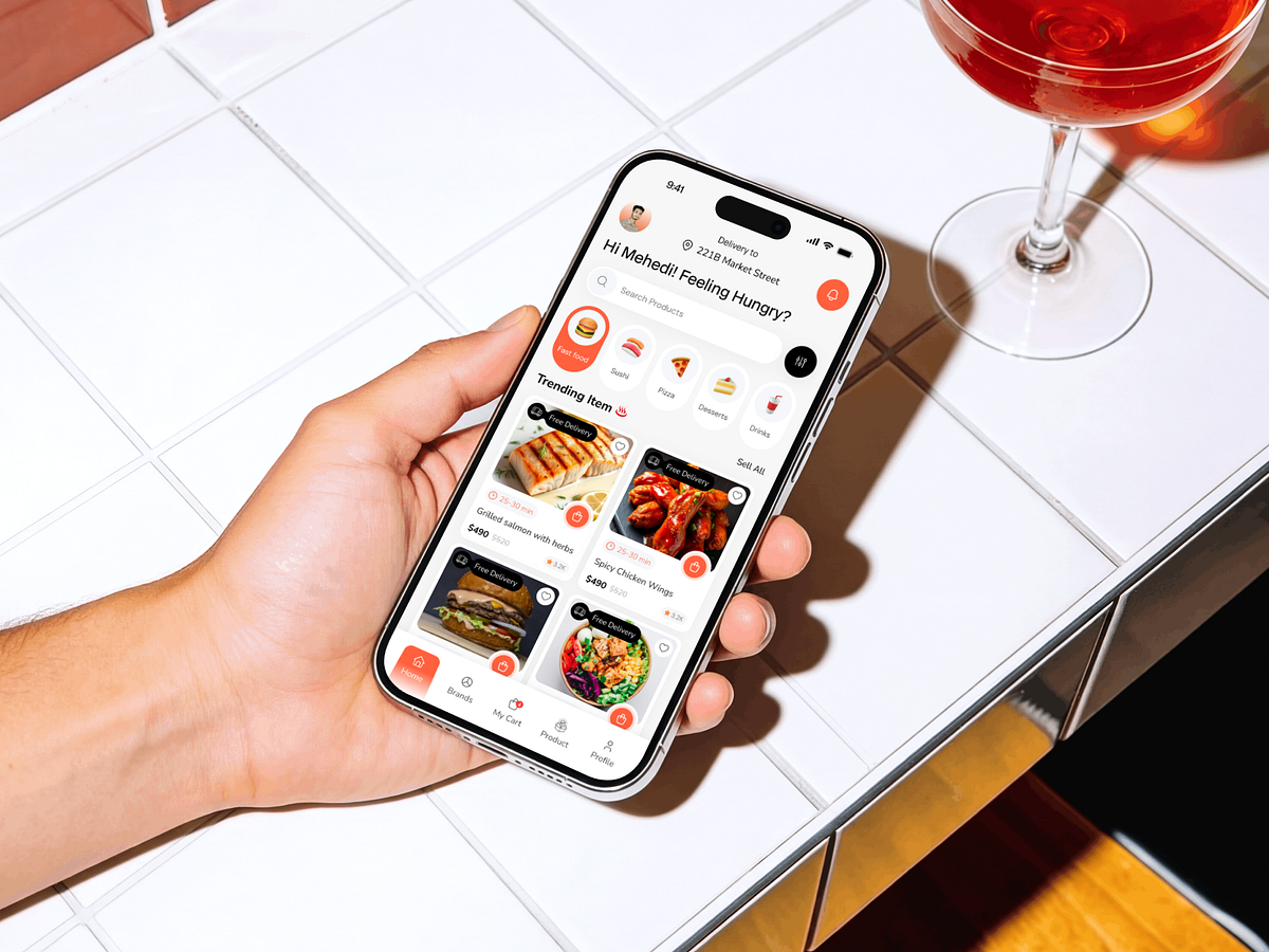 Food Delivery Mobile App UI Design Image 2