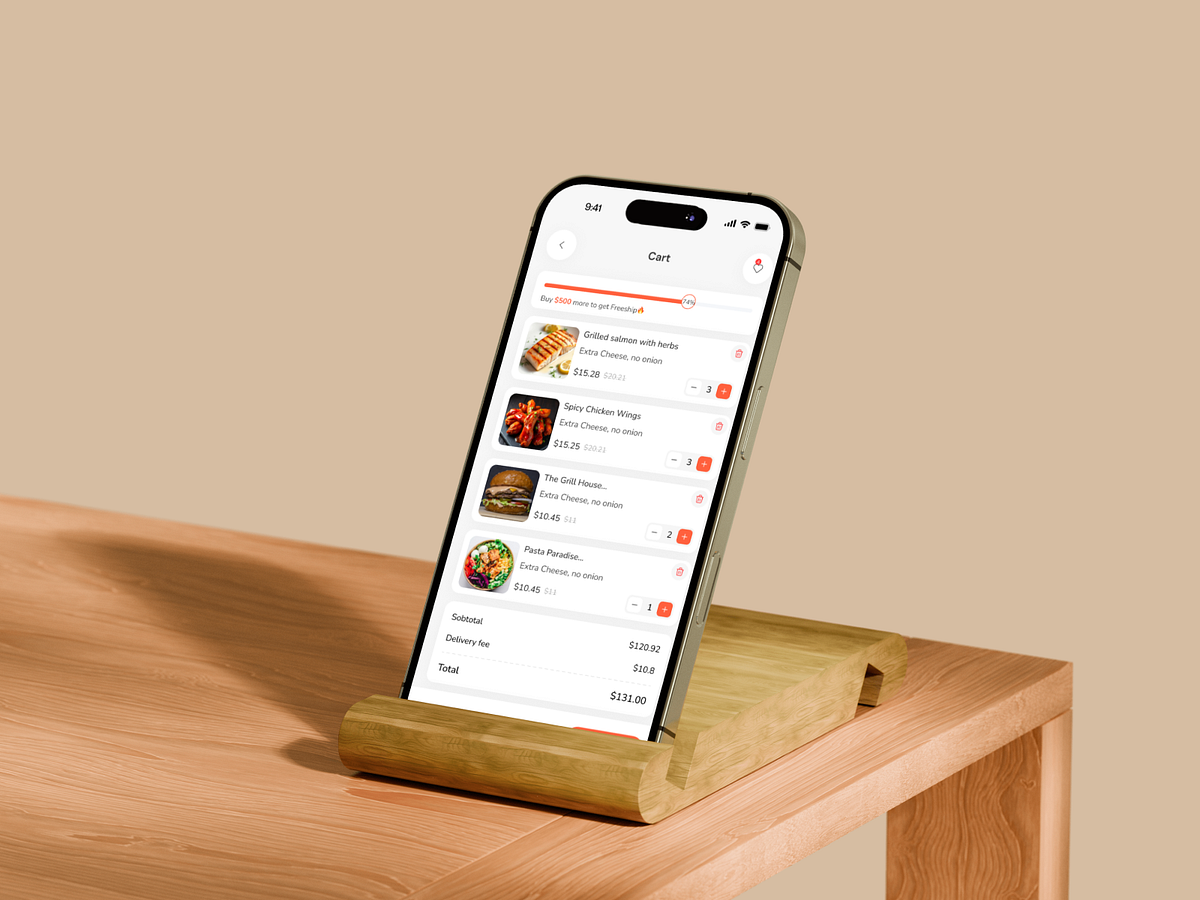 Food Delivery Mobile App UI Design Image 3