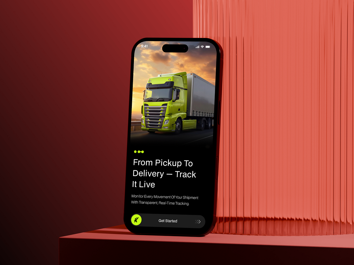 FleetTrack — Real-Time Fleet Tracking Mobile App UI/UX Image 2