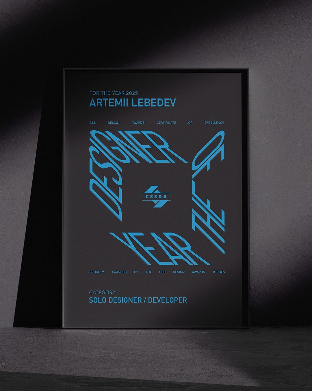 Designer of the Year, CSS Design Awards 2025 Image 0