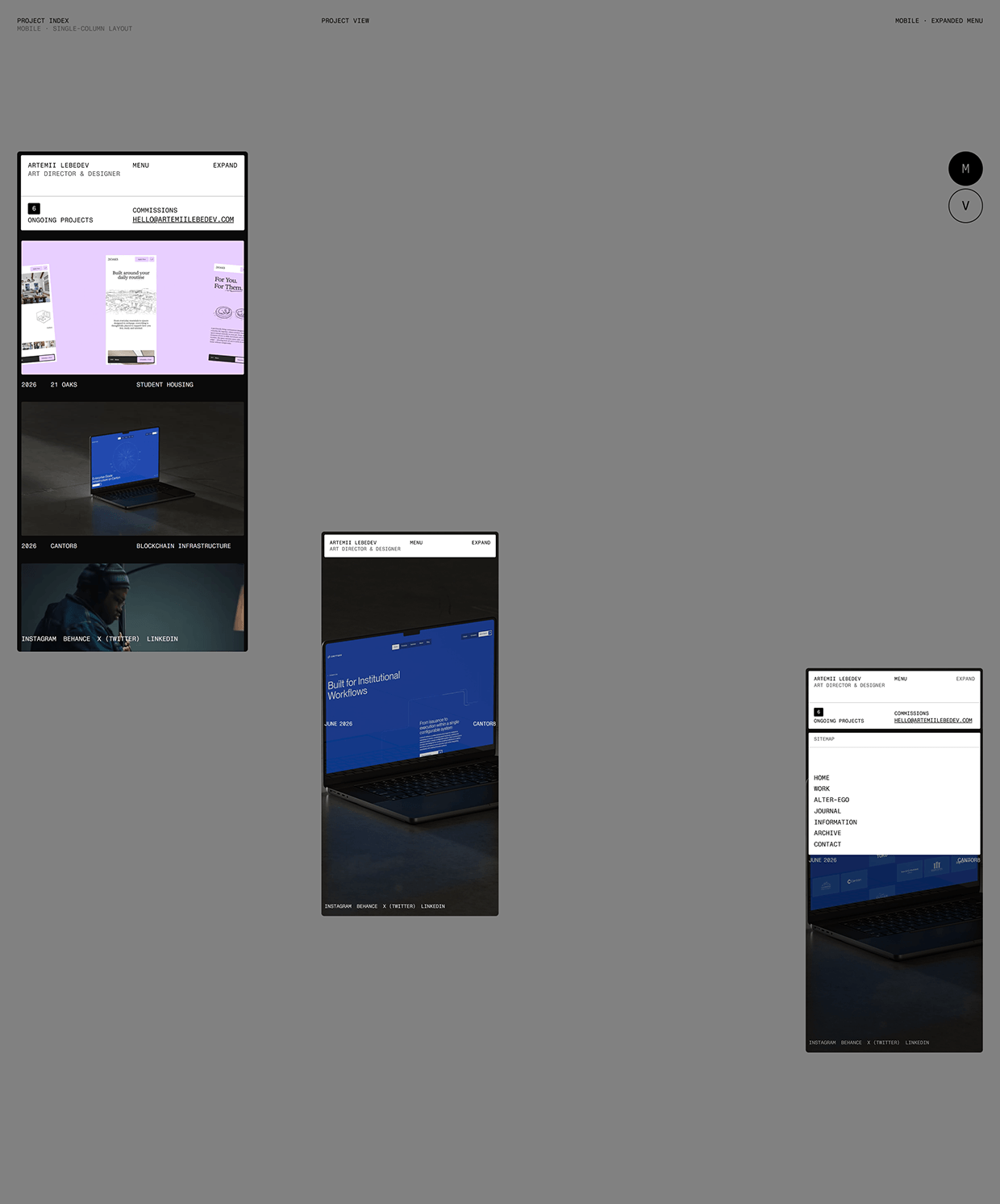Artemii Lebedev. Portfolio '26. by Artemii Lebedev on Muzli