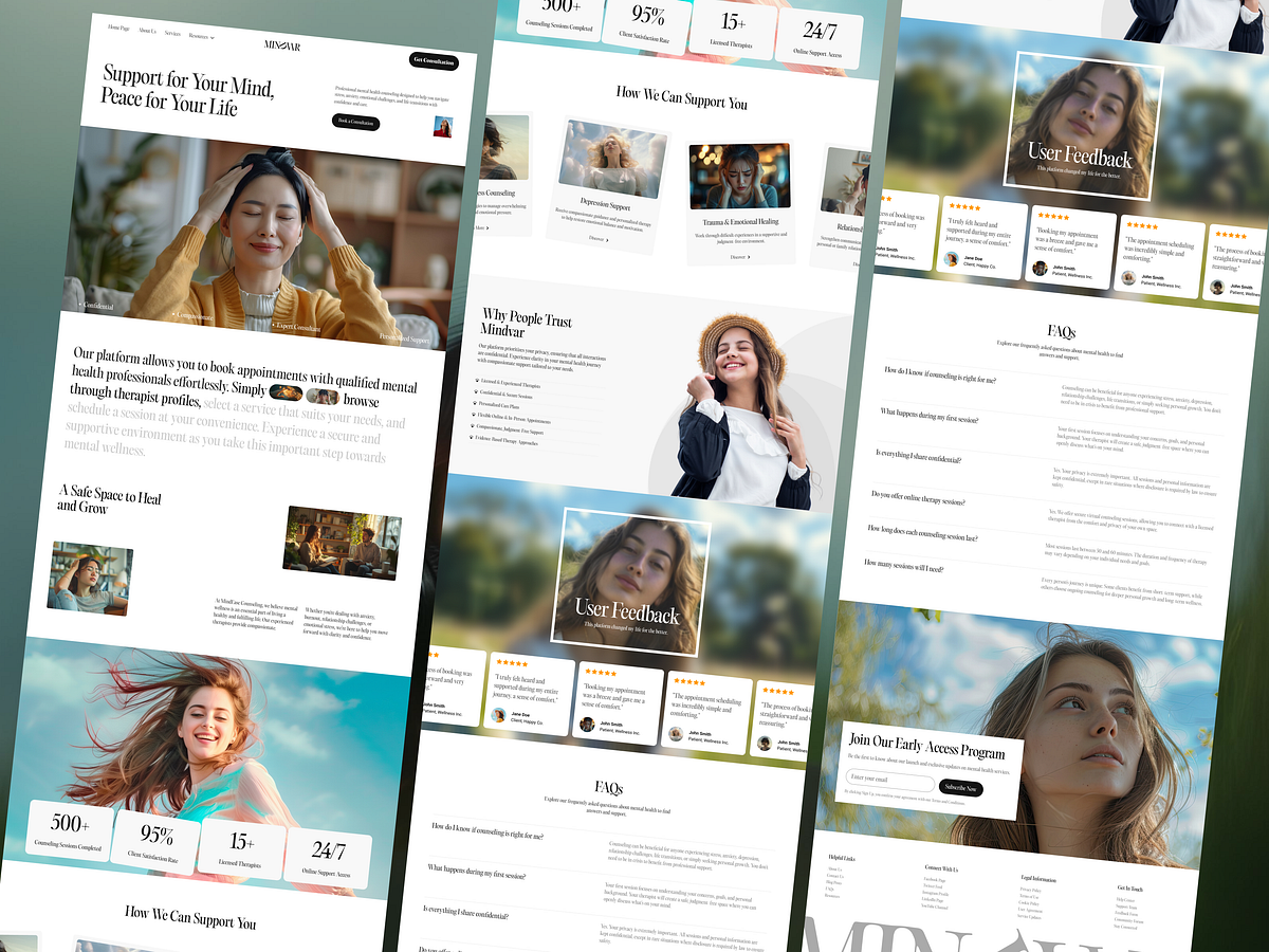 Mindvar — Mental Health & Therapy Platform Image 2
