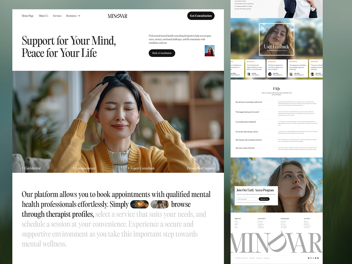 Mindvar — Mental Health & Therapy Platform Image 4