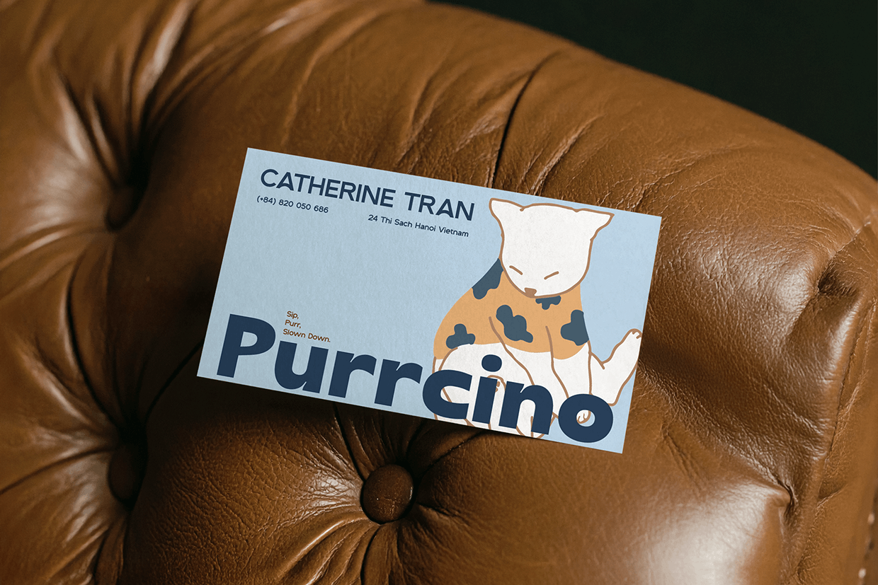 Purrcino - Coffee and Cats House Brand Identity Image 11