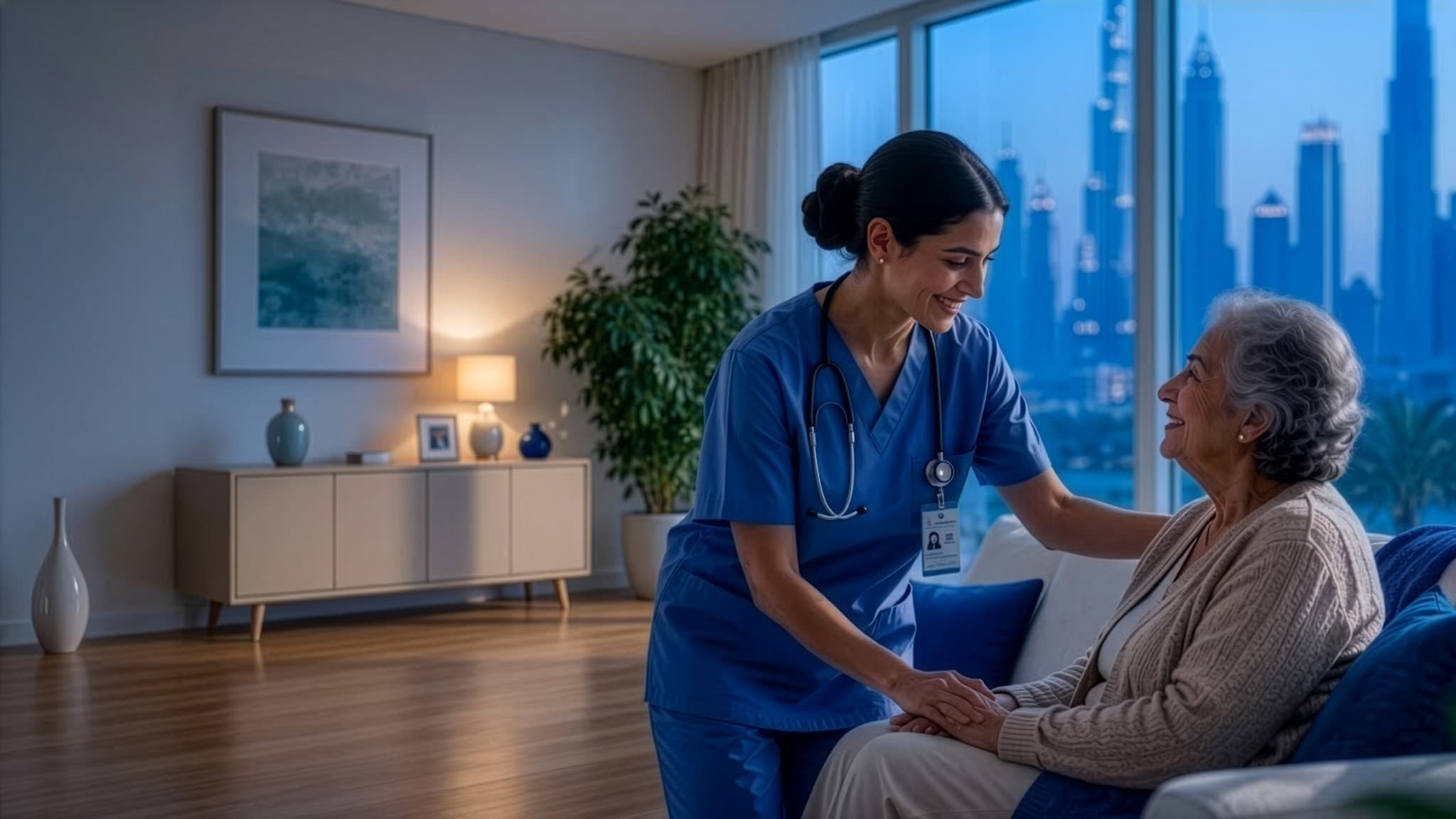 Enaya Home Nursing Services | DHA Licensed Healthcare in Dubai