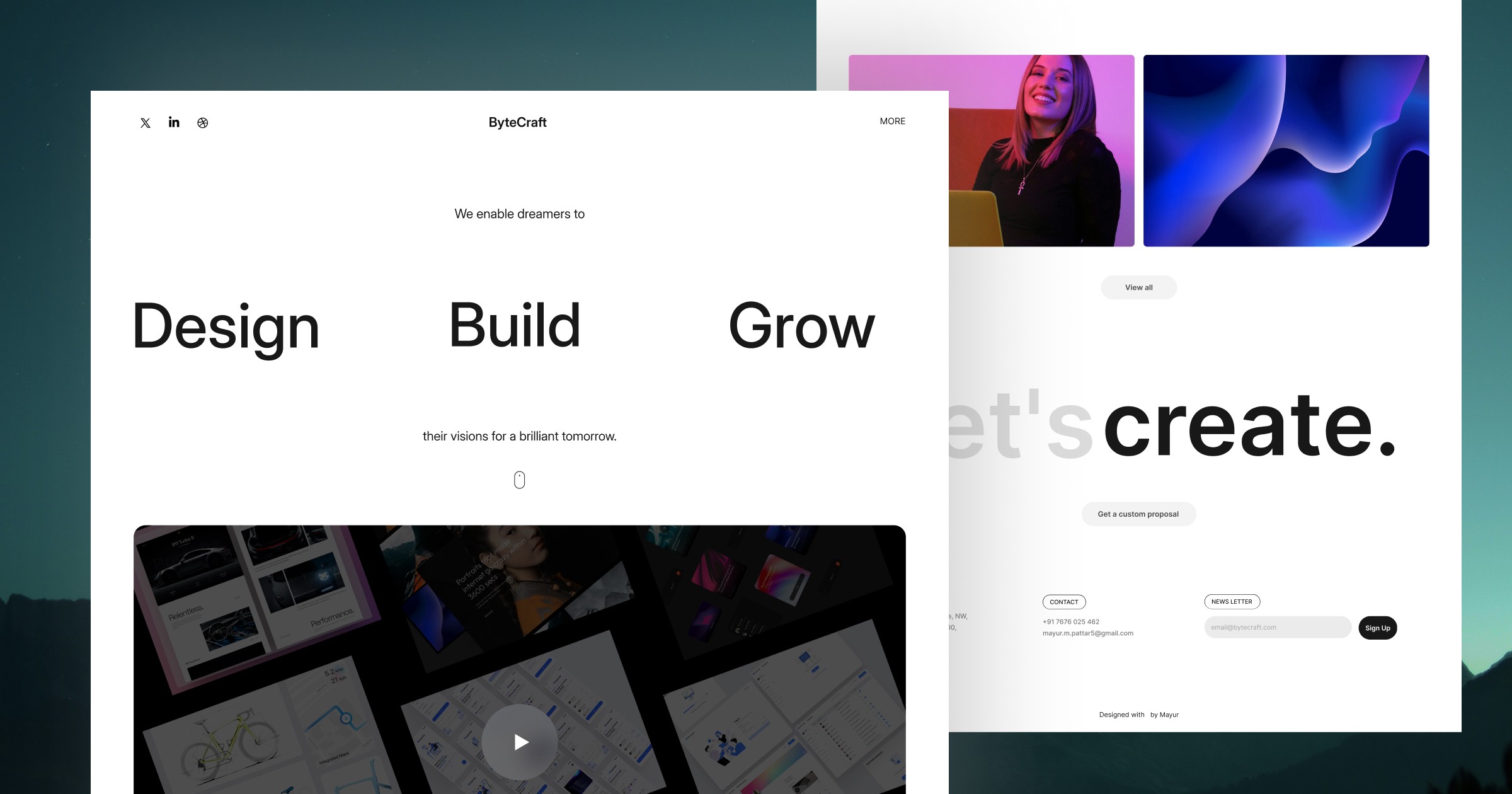 Bytecraft - Digital Agency Website