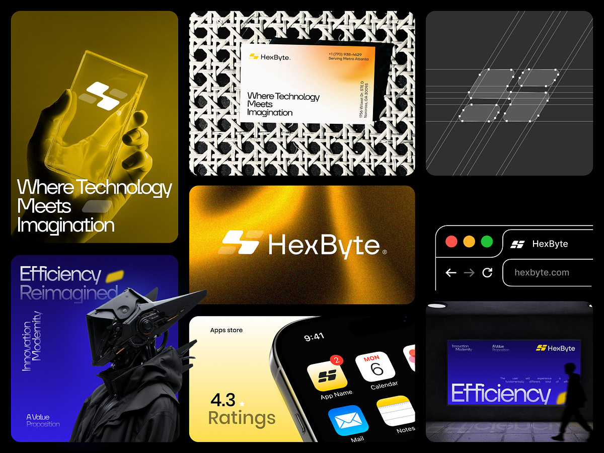 HexByte – SaaS Branding Design