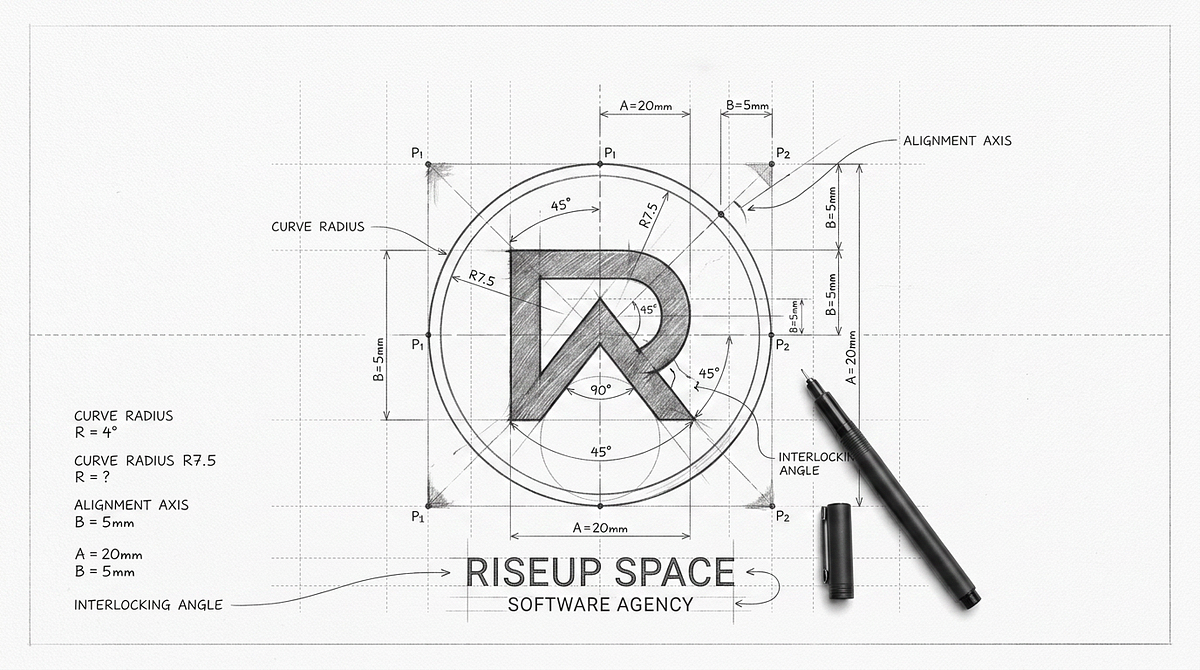 Riseup Space — Software Agency Branding Image 0
